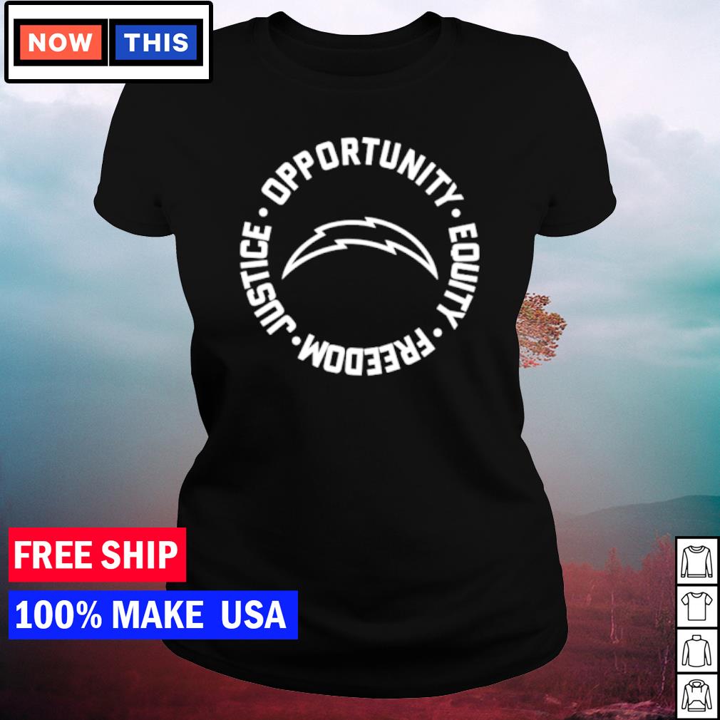 Opportunity Equity Freedom Justice Denver Football T-Shirt - REVER LAVIE