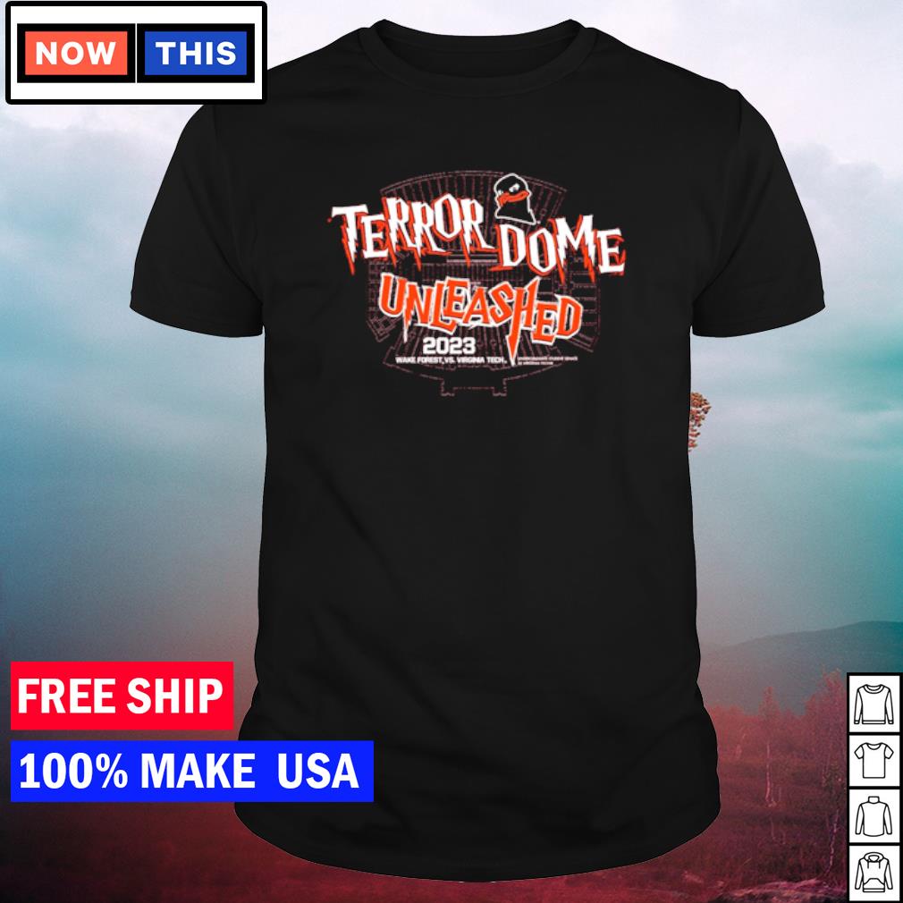 Awesome virginia Tech Hokies terror dome unleashed 2023 shirt