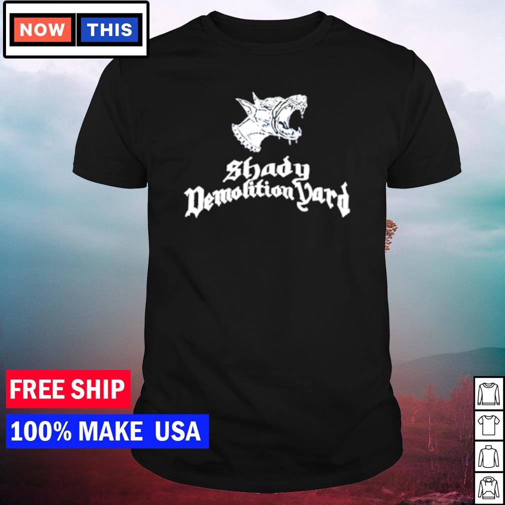 Funny shady demolition dog shirt