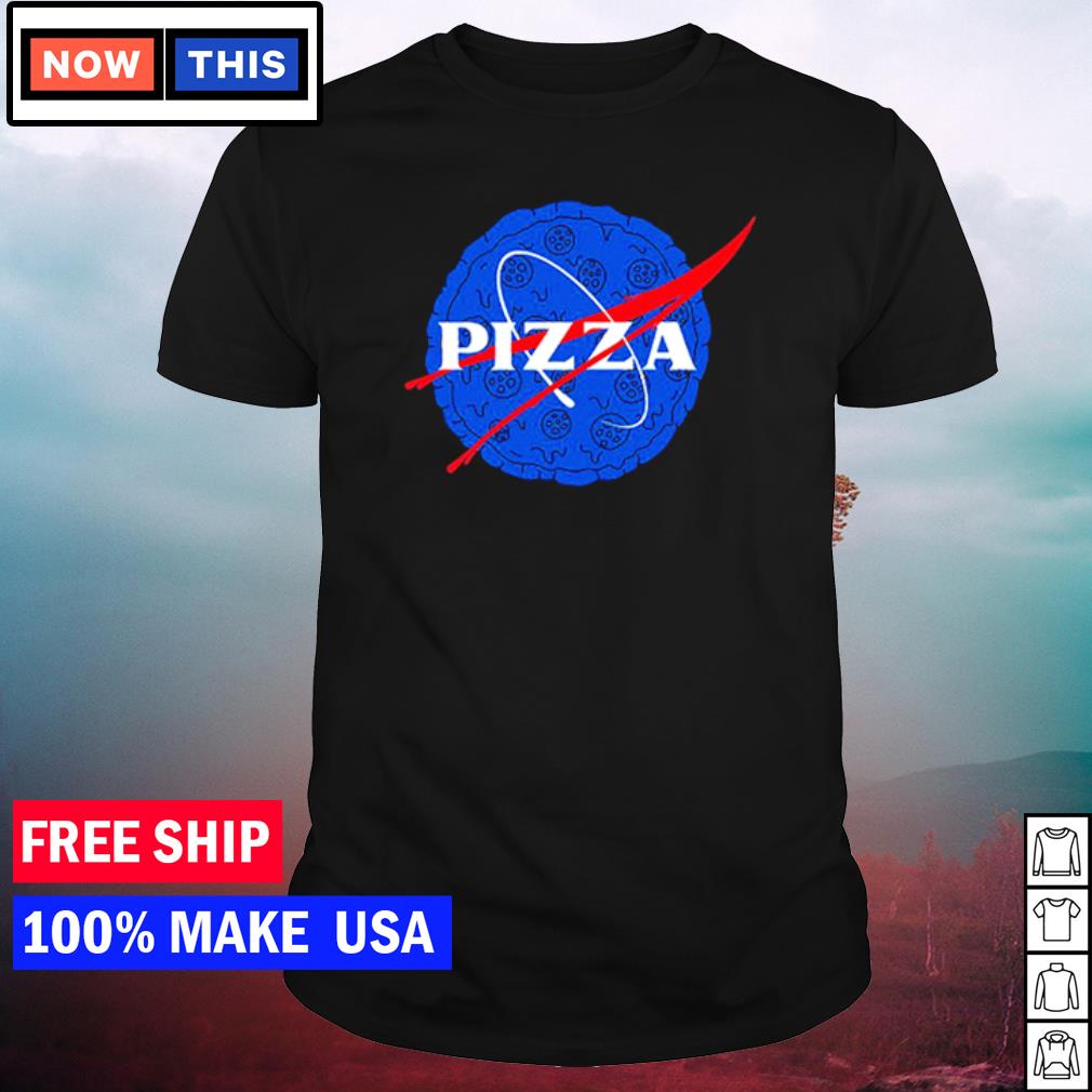 Top pizza Nasa parody shirt