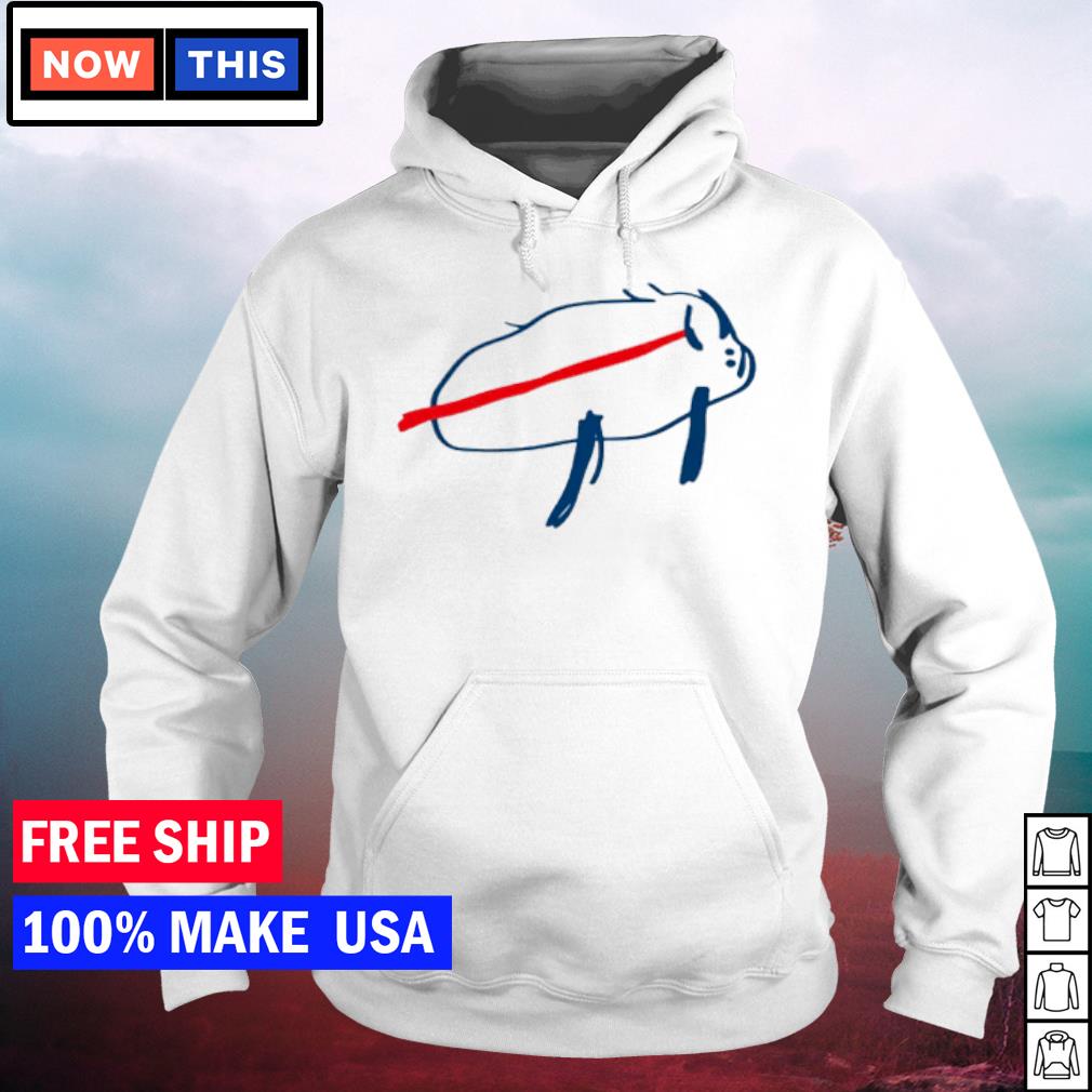 Ctwpod Josh Allen Buffalo Bills Potato Drawing Hoodie