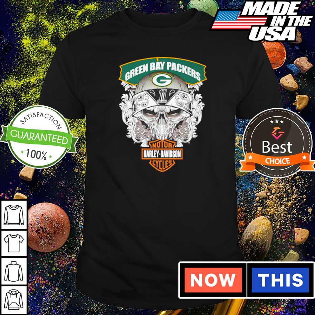 green bay packers harley davidson shirt