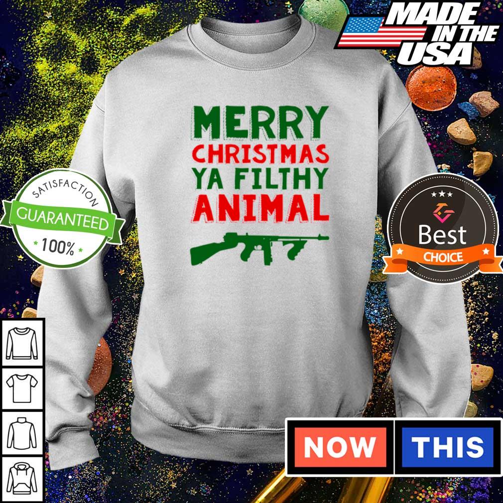 Merry Christmas ya filthy animal sweater, hoodie, sweater, long sleeve and tank top