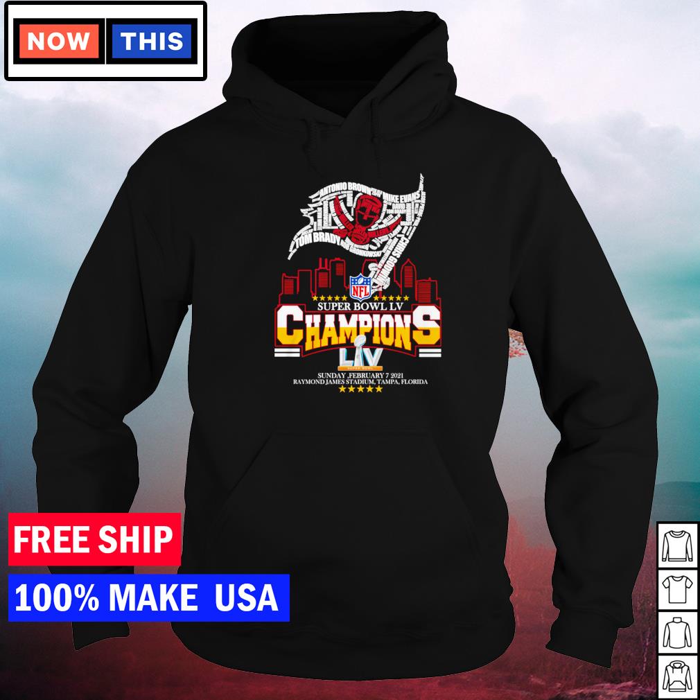 Super Bowl LV Tampa Bay Buccaneers Champions 2021 shirt, hoodie, sweater,  long sleeve and tank top